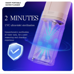 2024 nuevo 200ml impermeable Ipx7 inalámbrico agua Flosser eléctrico <span class=keywords><strong>Dental</strong></span> <span class=keywords><strong>pequeño</strong></span> viaje <span class=keywords><strong>irrigador</strong></span> Oral - Product Image 5