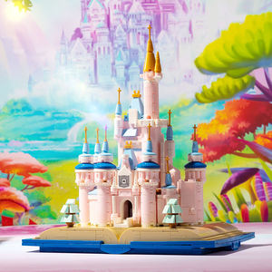 MJI 13011 MOC Castillo de Ensueño Mágico de Princesa de Cuento de Hadas, Libro de Modelos, Ladrillos de Ensamblaje DIY, Bloques de Construcción para Niños, Sets de Juguetes de Plástico - Product Image 2