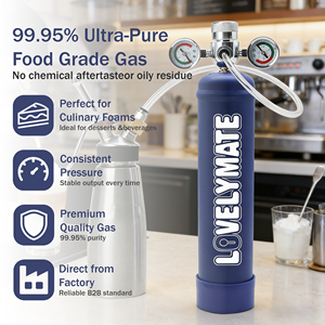 Cilindro de gas CO2 de alta presión apto para uso alimentario, especificaciones personalizadas para pastelerías y estudios de repostería - Product Image 2