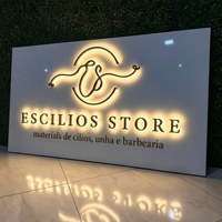 Enseigne commerciale, enseigne rétroéclairée, enseigne métallique 3D personnalisée, logo mural personnalisé, enseigne métallique personnalisée pour devanture de magasin, enseigne de salon