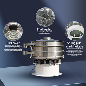 Thép không gỉ ROTARY rung bột sifter/Tròn rung sifter cho dạng hạt bột - Product Image 4