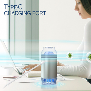 Purificador de Aire Portátil Inteligente de Alta Eficiencia, Compacto, Recargable, con Filtro de Aire UV TiO2 Fotocatalítico para Automóvil y Refrigerador - Product Image 6