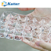 Máquina para Hacer Hielo en Cubos Pequeños Cuadrados Koller 2000kg para Tiendas de Bebidas y Panaderías, Máquina de Hielo en Cubitos CV2000