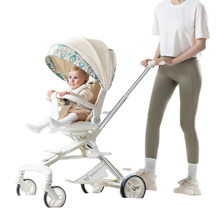 Easy To Fold Lightweight Baby Stroller Pram 3 In 1 Stroller For Travel Baby Stroller With Sun Shade