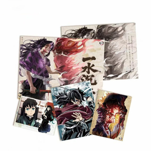 Bolian <span class=keywords><strong>Studio</strong></span> Demons Slaying Corps Anime Doujin Cartes de collection Demon <span class=keywords><strong>Kimetsu</strong></span> Aqueous Agarwood Tableau sur toile Art Grandes cartes - Product Image 1