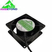 Ventilateur de refroidissement AC 80x80x38mm 110V 220V Étanche Double Roulement à Billes Faible Bruit Ventilateur Industriel ODM OEM