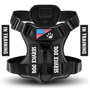 X21フレンドリーな中型犬用ハーネス豪華なスポーツスタイルゴールデンレトリバー/ラブラドールナイロン環境に優しい暴動ベストチェスト - Product Image 1