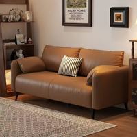 Canapé en tissu PU moderne et minimaliste, détachable, mobile et rotatif, pour petit appartement, salon et chambre, avec fonction griffoir pour chat