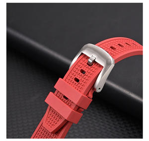 2024 plus récent <span class=keywords><strong>bracelet</strong></span> de montre PRX FKM <span class=keywords><strong>bracelet</strong></span> en caoutchouc en acier inoxydable adaptateur à dégagement rapide <span class=keywords><strong>bracelet</strong></span> de montre étanche pour Tisso 27mm - Product Image 5