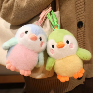 ตุ๊กตาพลาสติกนกแก้วขนาดเล็ก 4 นิ้ว ของเล่นตุ๊กตาจิ๋ว พวงกุญแจ ของตกแต่งเล็กๆ - Product Image 3