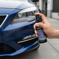Kit de Restauration Professionnel des Phares 30ml Spray + 10ml Revêtement Cristallin pour Réparation et Polissage des Phares de Voiture Restauration comme neuve