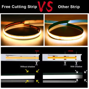 レイメイト カットアズユーニード COB LEDストリップライト 24V 528LEDs/<span class=keywords><strong>m</strong></span> 8mm 長さカスタマイズ可能、シームレスな明るさ - Product Image 5