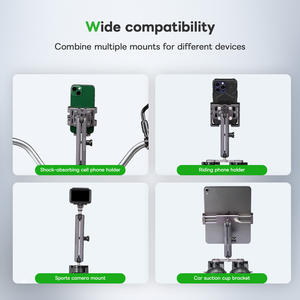 FANAUE-150F antivol vélo/<span class=keywords><strong>moto</strong></span> <span class=keywords><strong>support</strong></span> de téléphone avec pour <span class=keywords><strong>RAM</strong></span> monte B taille rotule Double prise bras caractéristiques flexibles - Product Image 6