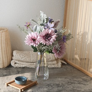 Décoration murale de fleurs artificielles Fanmeng CF01094 pour la maison et les mariages, en tissu tissé - Product Image 1