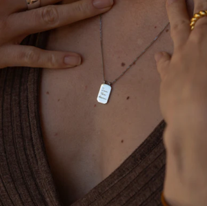 Inspire Jewelry Nuevo diseño creativo Acero inoxidable I Am The Storm Collar Carta Colgante Aniversario Desgaste Joyería para Unisex - Product Image 4