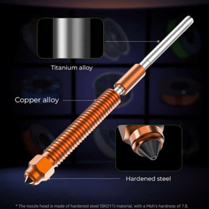 Kit de Boquilla de Cerámica K2 Plus Creativo, Boquilla de Acero Bimetálico Integrada, Accesorios para Impresora 3D - Product Image 2