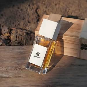 Chai xịt nước hoa thủy tinh cao cấp, nắp vặn, chai xịt nước hoa trong suốt 50ml 100ml, hình vuông, chai xịt nước hoa thủy tinh rỗng kèm nắp gỗ - Product Image 4