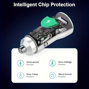 Adattatore per auto USB ricarica rapida QC 3.0 20W PD tipo C caricabatterie rapido per iPhone 14 13 12 Pro Max Xiaomi Redmi <span class=keywords><strong>Samsung</strong></span> <span class=keywords><strong>S23</strong></span> cellulare - Product Image 5