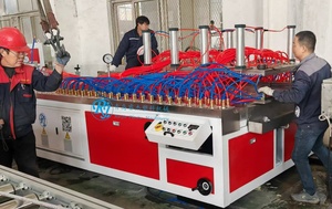 Usine de production et d'extrusion haute puissance à double vis <span class=keywords><strong>pour</strong></span> <span class=keywords><strong>profil</strong></span>és de construction CPVC, <span class=keywords><strong>PVC</strong></span>, WPC, seuils, poteaux de clôture, bobines et tapis - Product Image 4