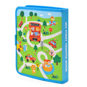 หนังสือผ้าและสักหลาดสำหรับเด็กเล็กและเด็กโต  แบบมอนเตสซอรี่  ฝึกทักษะการเรียนรู้ด้วยกิจกรรม  หัวข้อการจราจร - Product Image 5