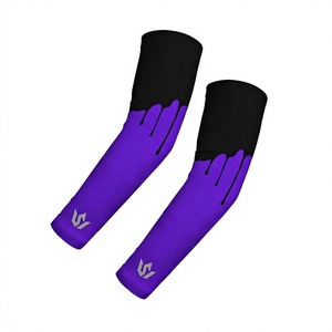 Manchons de bras unisexes respirants en Spandex/Polyester, design anti-transpiration, protection solaire UV, compression rafraîchissante pour le cyclisme et les activités de plein air - Product Image 1