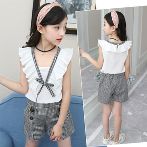 Conjunto Corto Chic de Boutique para Niñas, Muestras de Conjuntos de 2 Piezas para Niños, Ropa de Verano - Product Image 2