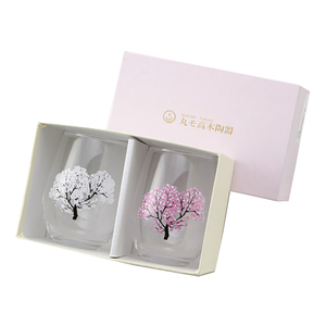 Vasos de Sake de Vidrio Transparente, Hermosos y de Alta Calidad, Juego de Vasos de Porcelana con Diseño Japonés de Sakura que Cambia de Color, Regalos para el Hogar - Product Image 1