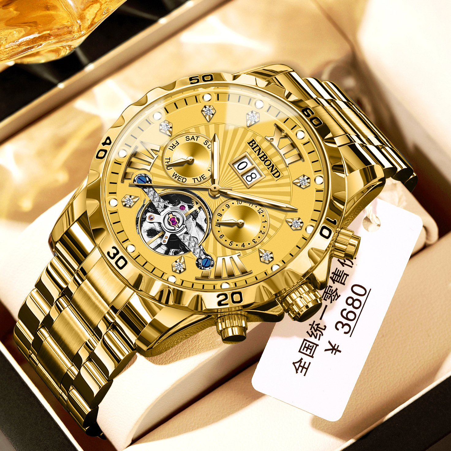 All gold - gold face
