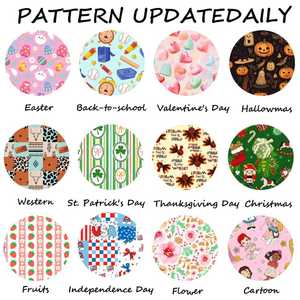 ZhengPai COLORFUL Kain Sendawa Bayi Motif Baru dari Bahan Bambu, Kain Sendawa Cantik Bermotif Super Lembut - Product Image 2