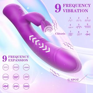 यूब-संचालित रिट्रेटेबल खरगोश वाइब्रेटर क्रॉस-सीमा वयस्क सिमुलेशन खिलौना महिला हस्तमैथुन के लिए - Product Image 3