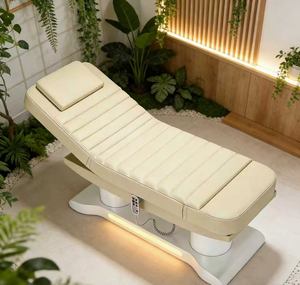 Electric Beauty Bed for Eyelash and Facial Care, <b>Adjustable</b> Leather High-end Sponge Embroidery Bed - Product Image 2