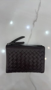Portefeuille pliable pour femme en tissu PU, couleurs unies, avec fentes pour cartes, personnalisable avec logo, étui <span class=keywords><strong>porte</strong></span>-<span class=keywords><strong>monnaie</strong></span> - Product Image 3