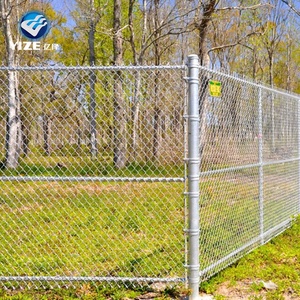 Mạ kẽm nhúng nóng chuỗi liên kết hàng rào/dây điện lưới sắt/pvc bọc sắt dây điện lưới hàng rào - Product Image 4