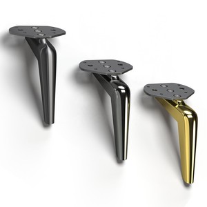 <strong>Sofa</strong> Legs Modern Tapered Luxury <strong>Support</strong> Steel Furniture Feet BedSide Chrome Metal Bed Cabinet Gold Legs <strong>Sofa</strong> for <strong>Sofa</strong> Furniture - Product Image 1