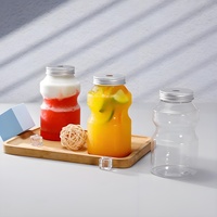 Personnalisable pour bouteilles de champagne et de soda en plastique PET 200ml/330ml/500ml avec couvercle en aluminium et impression UV