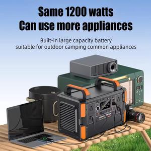 2025 Hot Sale 1200W Powerstation LiFePO4 <strong>Battery</strong> <strong>Bank</strong> Mobile Portable Power Station 1000W <strong>Solar</strong> Generator for Home Power Supply