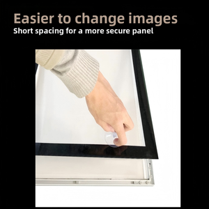 Hút từ khung nhôm hộp Đèn độ sáng cao Đèn Diode siêu mỏng treo hộp đèn quảng cáo - Product Image 3