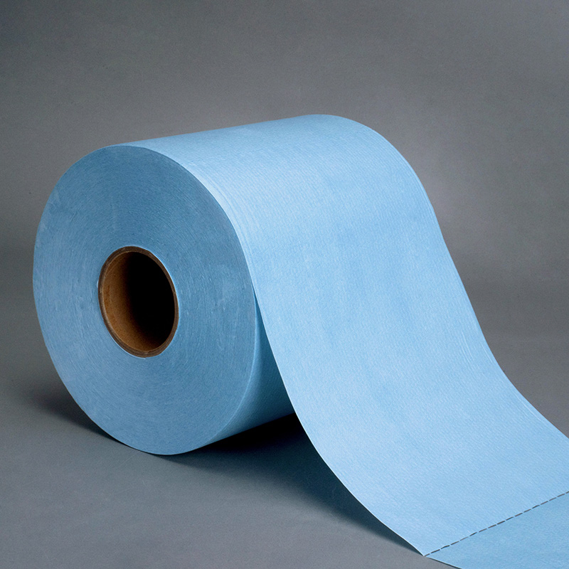Wipestar Industrial Wiping Cleaning Cloths Dry Nonwoven Automotive Workshop Cleaning Wiper Heavy-Duty Jumbo Oils Rags Roll