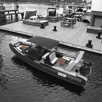 Kastking — bateau gonflable en aluminium, bateau gonflable avec t-top, 9 m, 29 pieds