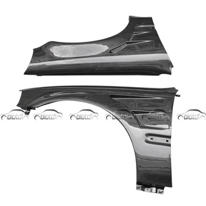 OLOTDI HC Style - Molduras de Fibra de Carbono Personalizadas, Color Negro Carbón, Acabado Pulido, para Ventilaciones Laterales de Parachoques, para K8 1996-1998 - Product Image 4