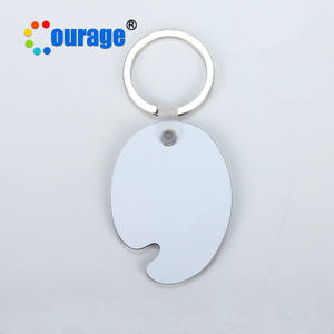 Porte-clés de voiture à <span class=keywords><strong>gravure</strong></span> <span class=keywords><strong>sur</strong></span> un côté à la mode pour la décoration porte-clés de Sublimation vierge MDF - Product Image 6