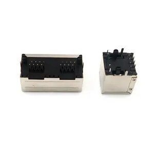 RJ45 femelle mâle PCB connecteur bouclier RJ-45 8p8c prise Cat5e Cat7 Cat6 Cat6a Cat8 Jack Ethernet RJ45 connecteur de prise