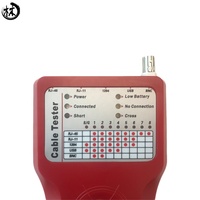 Probador de cable de red de plástico multiusos 5 en 1 RJ45/RJ11/USB/BNC/IEEE1394 LAN Cat5/Cat6/Cat7 Cable