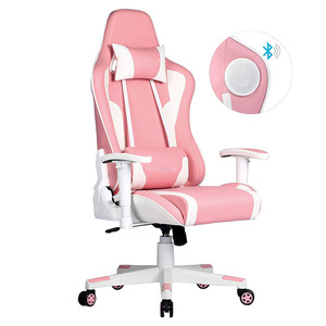 Chaise de bureau ergonomique pour ordinateur <span class=keywords><strong>avec</strong></span> lumières LED RGB, chaise de jeu, chaise de bureau pour ordinateur <span class=keywords><strong>avec</strong></span> haut-parleurs Bluetooth pour adultes - Product Image 5