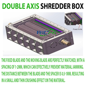 Richi hiệu quả sinh khối cho vỏ dừa vỏ tre bã mía sisal gai nông nghiệp dư lượng Shredder máy - Product Image 5