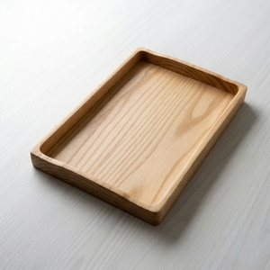 Rustic Handmade Modern Luxury Wood Serving Tray Premium Natural Dishwasher Safe Large Capacity for Breakfast <b>Coffee</b> Tea - Product Image 1