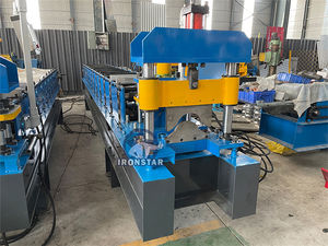 루마니아의 312 캡 리지 롤성형기 맞춤형 금속 지붕 능선 캡 롤 성형 기계 능선 캡핑 롤 성형 기계 - Product Image 3