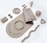 Bangles de poignet et de cheville personnalisés en caoutchouc naturel et PU, antidérapants, écologiques, durables, lavables, haltères en silicone pour la musculation