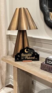 Insegna in Acrilico Ramadan Mubarak Decorazione Casa a Tema Islamico Mese Sacro Regalo Ramadan Mubarak con Moschea - Product Image 6