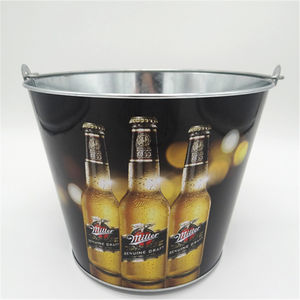 <span class=keywords><strong>Bar</strong></span> Cubo de hielo Estaño Vino tinto Cerveza Cubo de metal Comercial Creativo Engrosamiento champán Cubo Grado alimenticio - Product Image 4